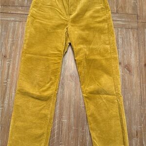LOFT Corduroy Pants - Mustard Yellow